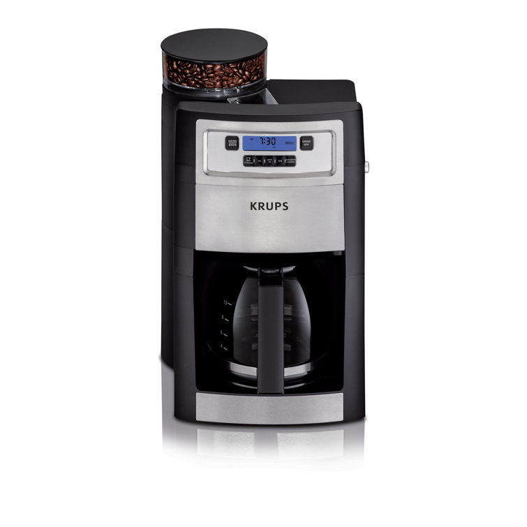 Krups 10Cup Grind and Brew Automatic Machine & Reviews Wayfair